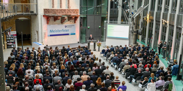 Meisterfeier in der Handwerkskammer Rheinhessen: biha meldet Besucherrekord
