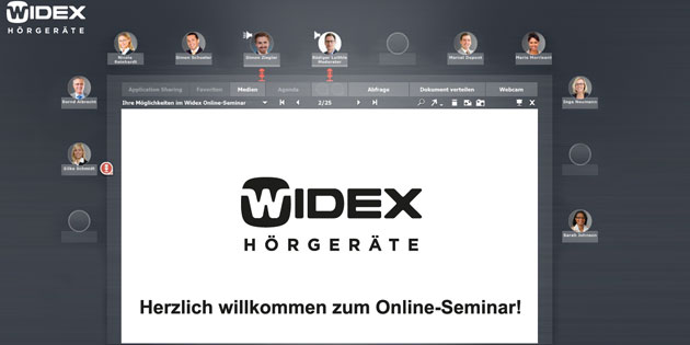 Ausbau der virtuellen Weiterbildung bei Widex