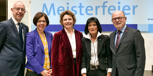 Meisterfeier und goldene Meister