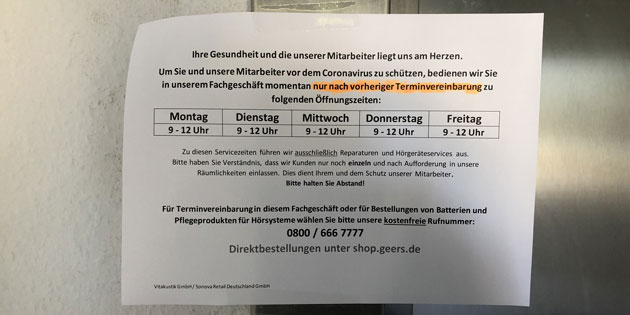 Entschädigung für Umsatzausfälle und Personalkosten fraglich