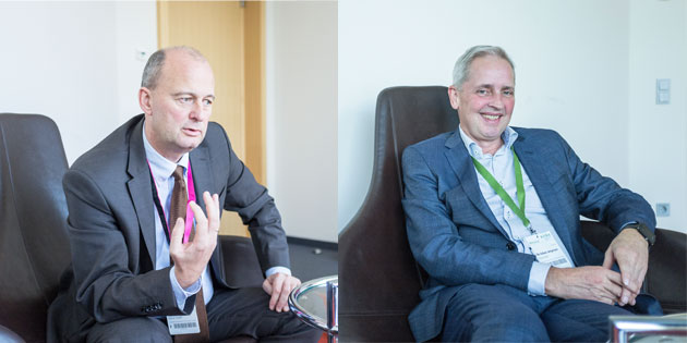 Ole Asboe Jørgensen und Torben Lindø von Oticon im Gespräch Ole Asboe Jørgensen und Torben Lindø von Oticon im Gespräch