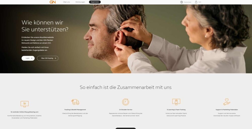 Neue Website von GN Hearing Neue Website von GN Hearing