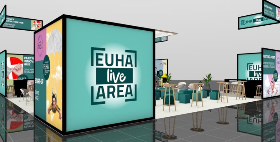 Bühne frei für die EUHA-Live Area! Bühne frei für die EUHA-Live Area!