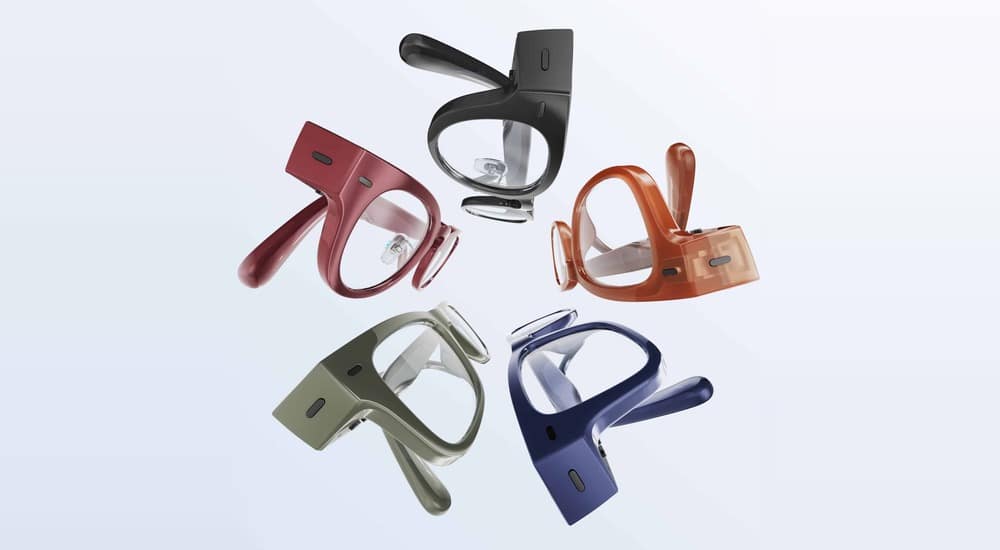 Hörbrille Nuance Audio Plus von EssilorLuxottica in mehreren Farbvarianten, Open-Ear-Audiobrille für Erwachsene mit leichtem bis mittelgradigem Hörverlust